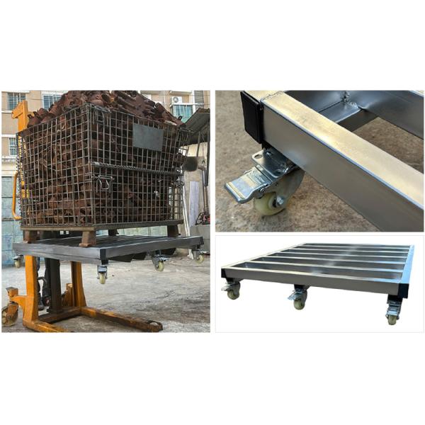 A01: Plastic Spraying Steel Pallet Single Deck Steel Pallet Metal Pallet