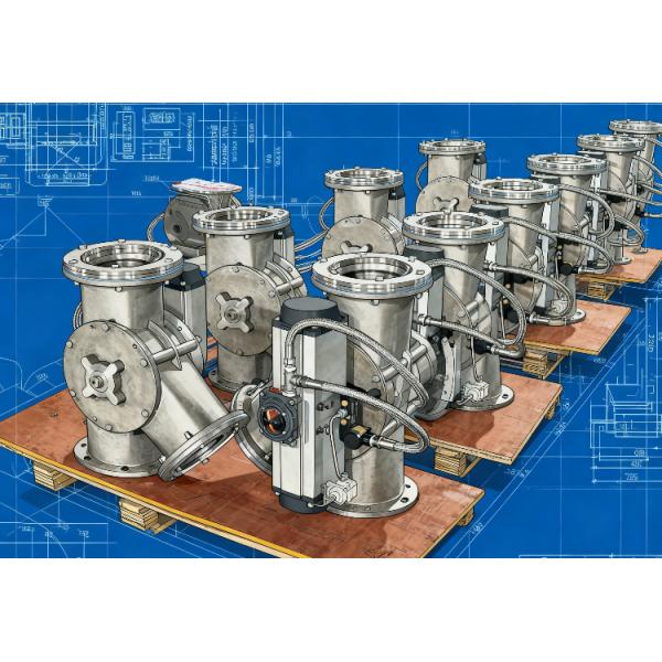 2-way Valve Position Automatic Diverter Valve for Industrial/Commercial Applications Threaded Connection Type