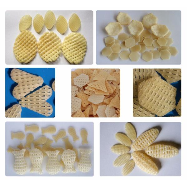 Output 300 - 500kg / H Snack Pellet Production Line Food Grade Stainless Steel