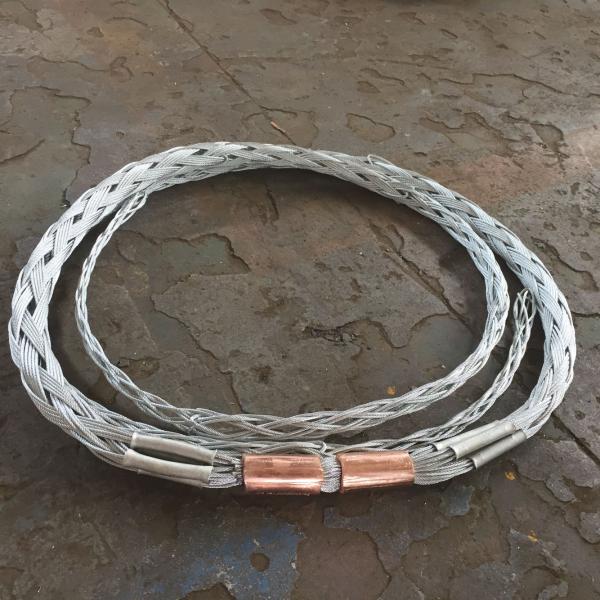 Galvanized Steel Wire Connection Grip Cable Pulling Tools For Conductor