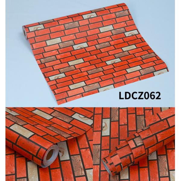 Workshop Retro 3D Grey Brick Wallpaper 0.17mm-0.30mm Thickness