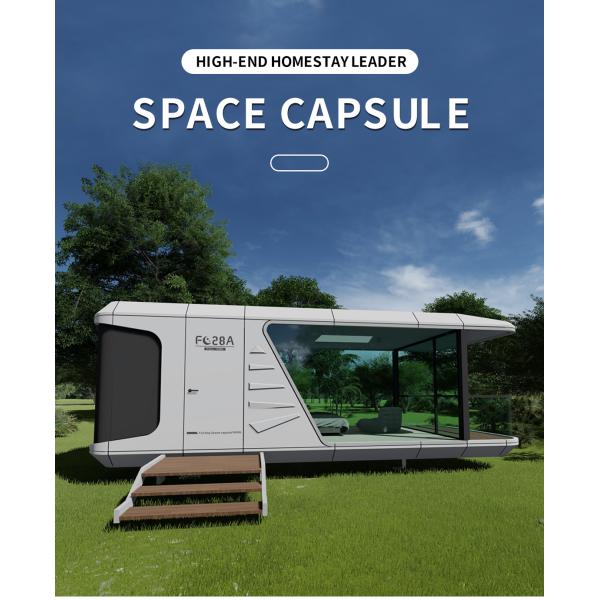 end Sunroom and Homestay Space Capsule House with Modern Design Steel Structure Perfect