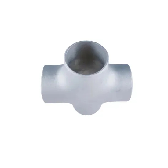SS316L Sanitary Pipe Fittings Stainless Steel Seamless Equal Cross Tee Food Grade