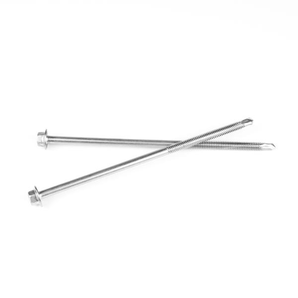 Wood Structure Self Drilling Screws ST5.5x140 with Partial Thread in Ruspert Finish
