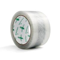 Tela de envío de rollo adhesivo BOPP personalizado con logotipo para empaque