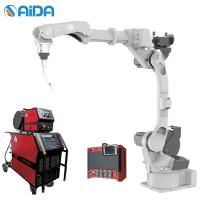 Máquina de soldadura robótica de braço de arco de 6 eixos para a indústria automotiva