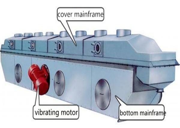 Arroz de vibração de aquecimento elétrico Paddy Dryer Machine 20-420kg/h do secador de leito fluidizado