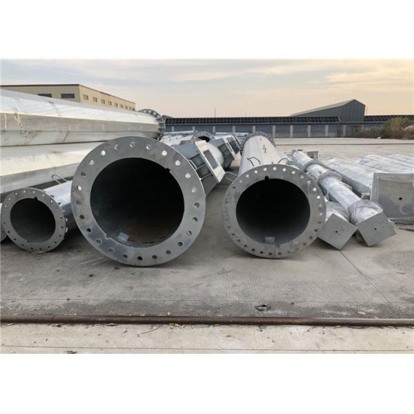 33KV Electric Steel Tubular Pole For Power Transmission , ISO9001-2008 Certificate