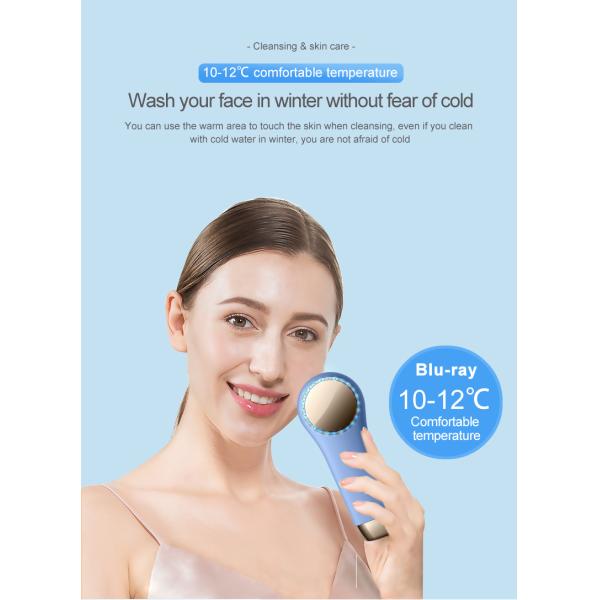 IPX5 Waterproof USB Charging Silicone Electric Facial Cleansing Brush for Face Cleanse