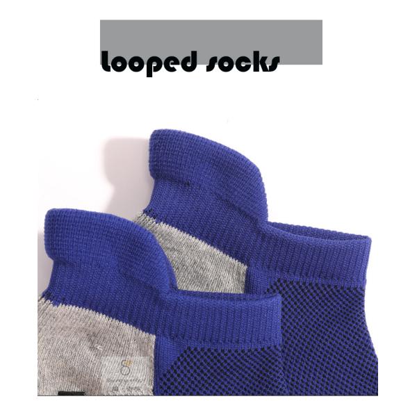Men's Sporty Padded Ankle Soccer Socks with Regular Style and Anti Slip Grip Bottom