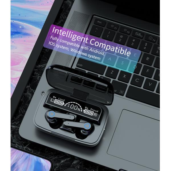 CE ROHS Bluetooth Stereo Earbuds Auto Pairing 180H Playtime