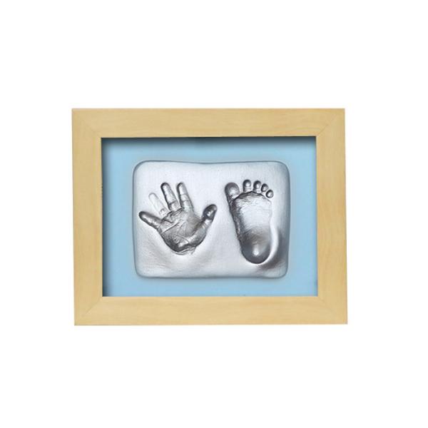 Souvenir Gift Baby Keepsake Box , Newborn Gifts Hand And Foot Print Frame