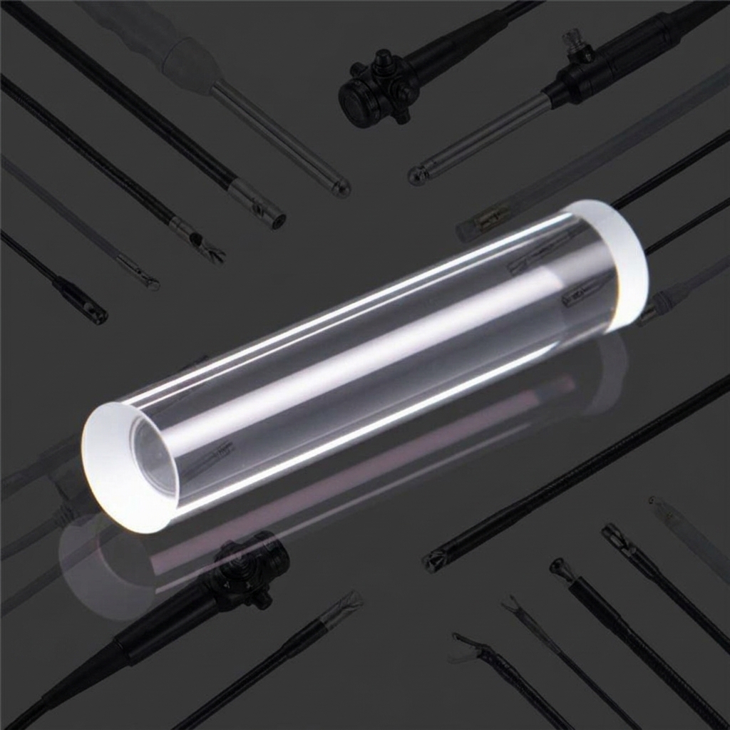 Custom OEM Precision Endoscope Lens Micro Diameter Tight Tolerance Rod