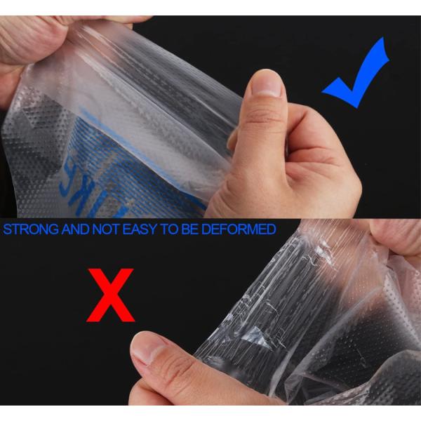 Материал PE PA сумки устранимого пирожного 32 x 20cm пластиковый пуская по трубам