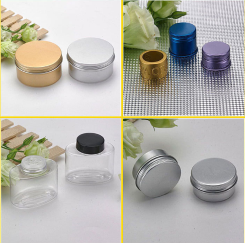Hotel Shower Bottle Aluminum Screw Cap Small Size Cosmetic Thread Cover Lids