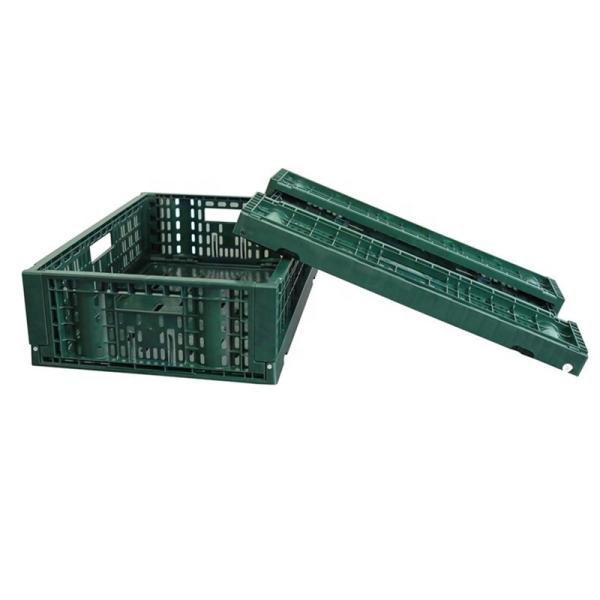 600*400*220mm Injection Plastic Vegetable Stackable Food Crate for Vegetables