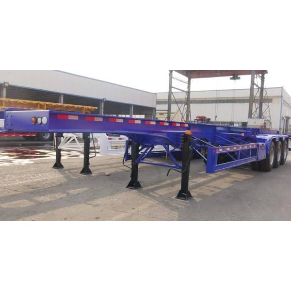 Q345B Steel Beam 60 Ton 45ft Container Chassis Trailer