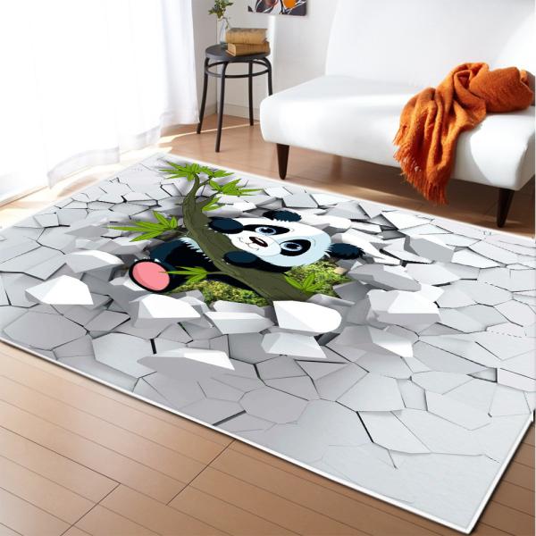 Animal New Cartoon Large Carpet Source Wholesale Feather ins Style Bedroom Floor Mats