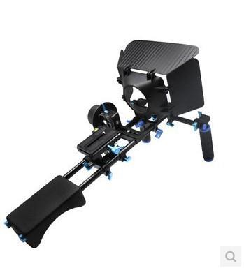 DSLR Rig Set Movie Kit withshoulder mount rig Matte Box And follow focus