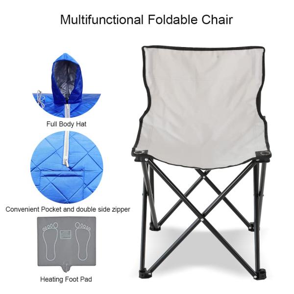 Detox Relaxation Personal Far Infrared Portable Sauna With Foot Roller