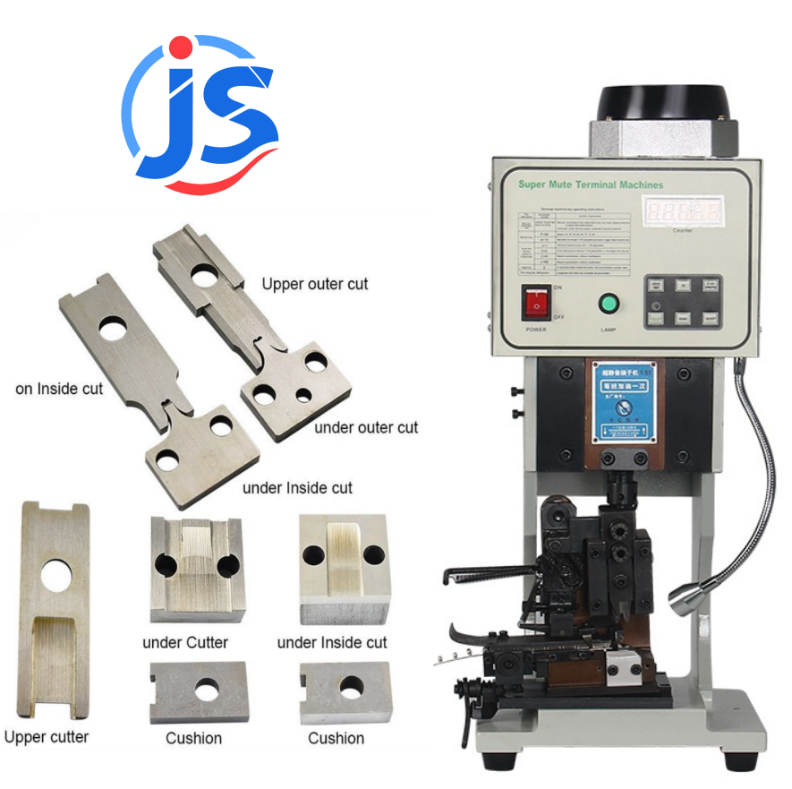 Semi Automatic Terminal Crimping Machine with 2Ton Crimp Pressure, 750W Power, and Compact 30*30*65cm Size