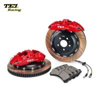 TEiRacing Street Version S60-Plus 6 Pot Monoblock Caliper Grand Kit de freinage Pour le 19/20/21/22 Pouces Jante de voiture
