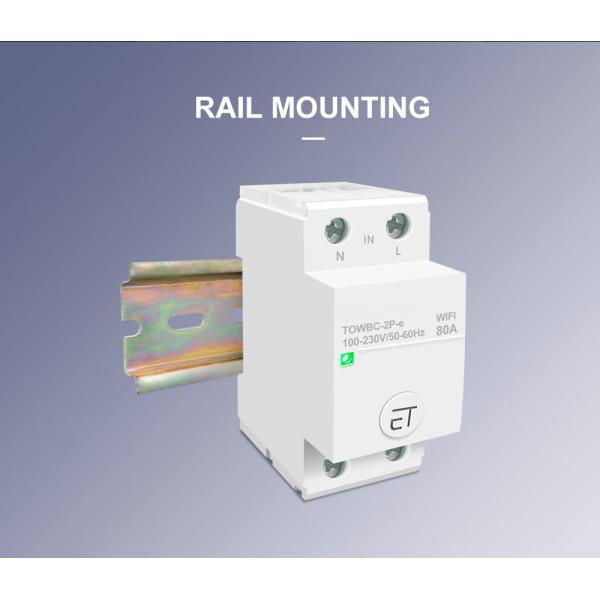Din Rail WIFI Circuit Breaker Switch Remote Voice Control by Ewelink APP for Home mcb timer 110V 220V 380V