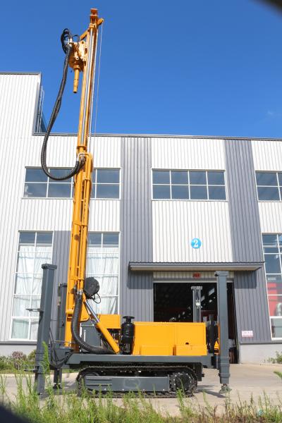 ZB350S Crawler Water Well Drilling Rig 350m Depth Diesel Electric
