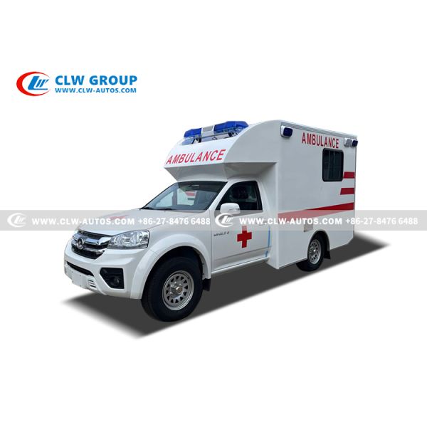 Foton 4x4 All-Terrain Ward-Type Ambulance with Mitsubishi 210HP Engine & Customizable Medical Suite