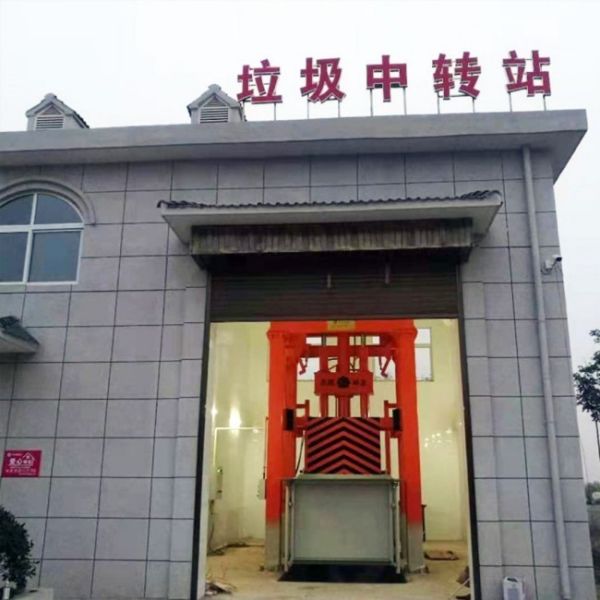 VerticaL 80-100T Auger Hydraulic  Marine Solid   Refuse Trash Waste Refuse Garbage Compactor