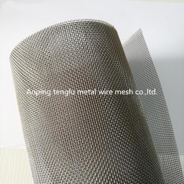 60 Mesh 0.12mm Stainless Steel Woven Wire Mesh Length 30m Or Customized
