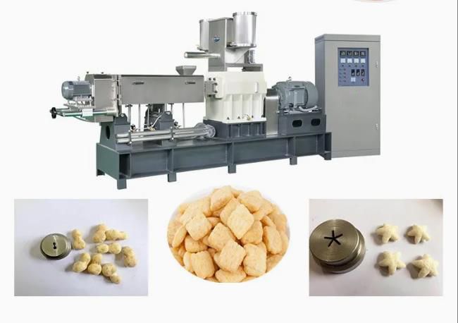 Fully Automatic Corn Puff Corn Extruder Machine / potato chips maker machine