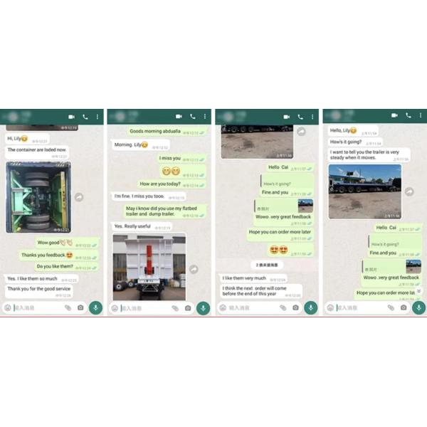 4 Ejes (puede ser personalizado 2/3/5/6 Ejes) 12R20 neumático nuevo camión de basura semirremolque fábrica venta directa