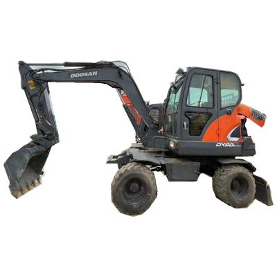 DX60WN usou a máquina escavadora Mini Excavator Construction Agriculture de Doosan
