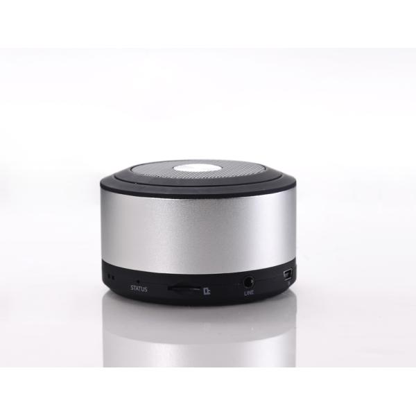 звуковой ящик мини смартфона диктора Bluetooth куба 650mAh беспроводного черного круглого