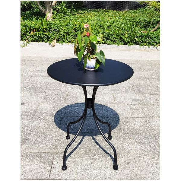Patio Furniture Garden Chairs Rattan Outdoor Chaise Bistrot Bois Table and Bistro Chair French