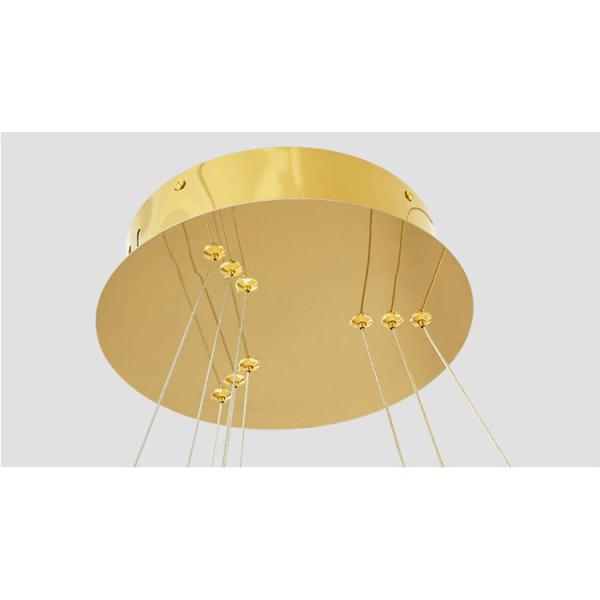 Электропластированные стеклянные лампы потолка акриловые современные коммерческие люстры E14