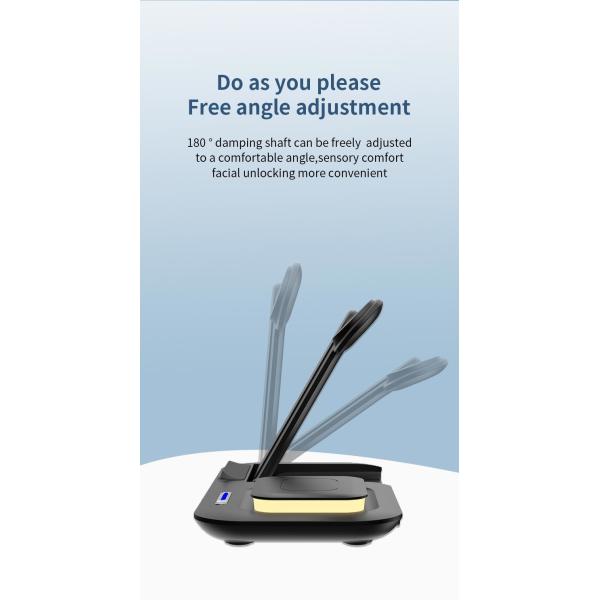 Compatible LED Foldable Wireless Charging Stand , Magnetic Charging Stand 15W