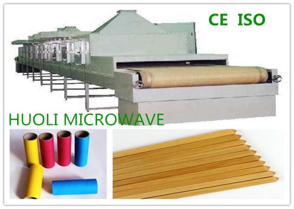 Belt Microwave Wood Drying Machine Industrial Wood Dryers PLC Automatic Control