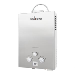 Le chauffe-eau à gaz LP Panneau en acier inoxydable Douche extérieure