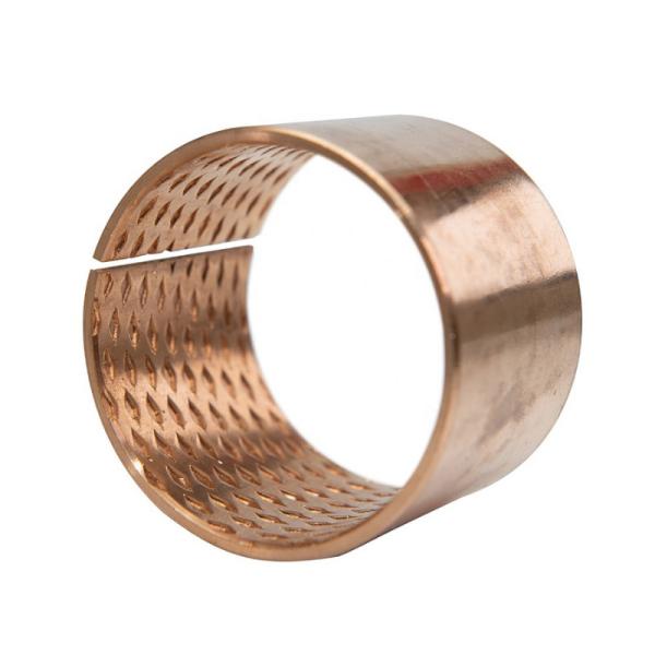 CuSn8 / CuSn6 Tin Bronze Bushings Diamond & Ball Shaped Indents Self Lubricating Oil Indentation