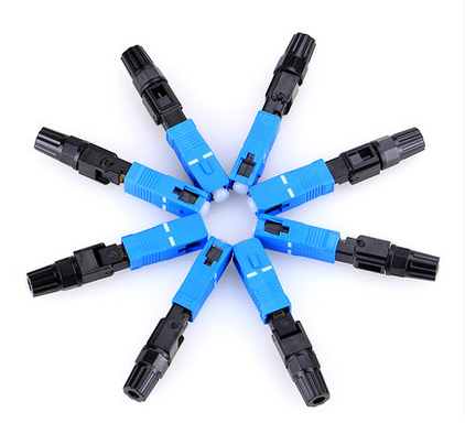 Fiber Optic Fast Conector FTTH Products SCPC Connector For Drop Cable 2.0mm