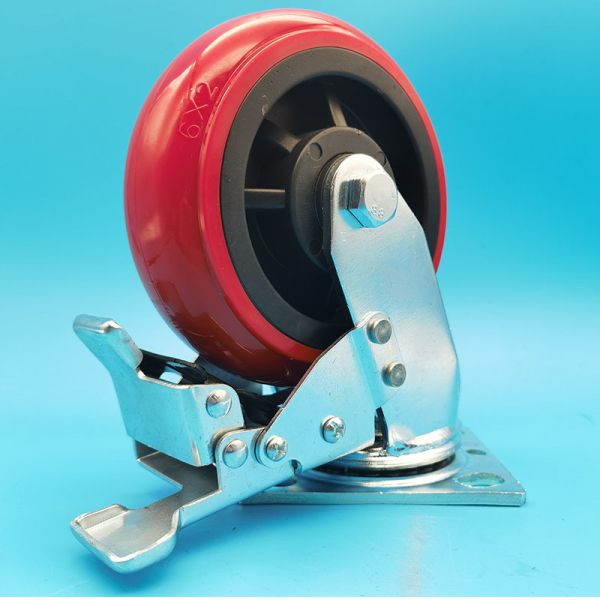 Temperature Resistance PP Industrial Industrial Wheel Casters  Singel 8
