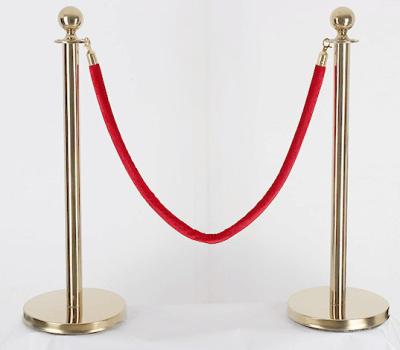 Crowd Control Velvet Rope Stanchions Hotel Lobby Supplies Gold Silvery White