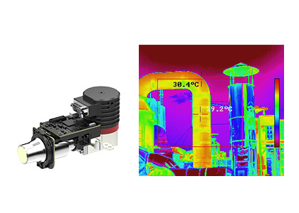 320x256 Resolution 30μm Pixel Size MWIR Cooled Optical Gas Imaging Infrared Detector with 10mK NETD for Gas Leak Detection
