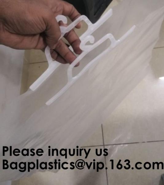Plastic Hanger Hook Bag Package Anti Dust EVA Underwear Biodegradable Hanger Laundry Bags, cloth bags, file bags, hanger