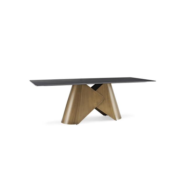 Comida italiana moderna Mesa y sillas Muebles de comedor de mármol de lujo Mesa