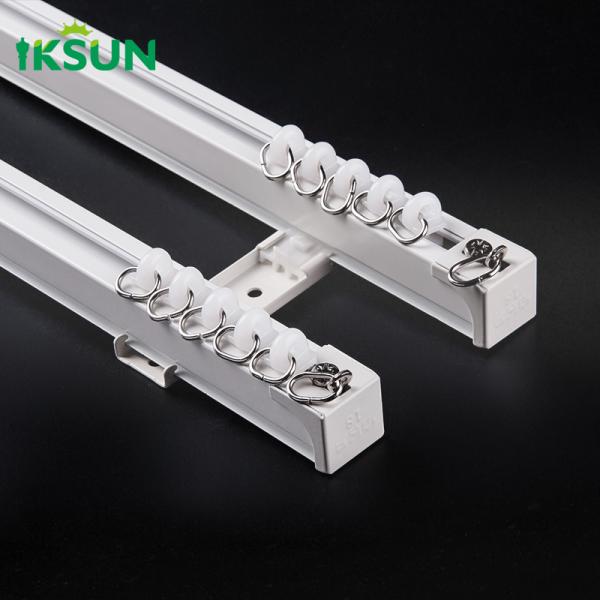 Hidden Ceiling Mounted Curtain Track Curtain Rail Aluminum Extrusion For Dining Room
