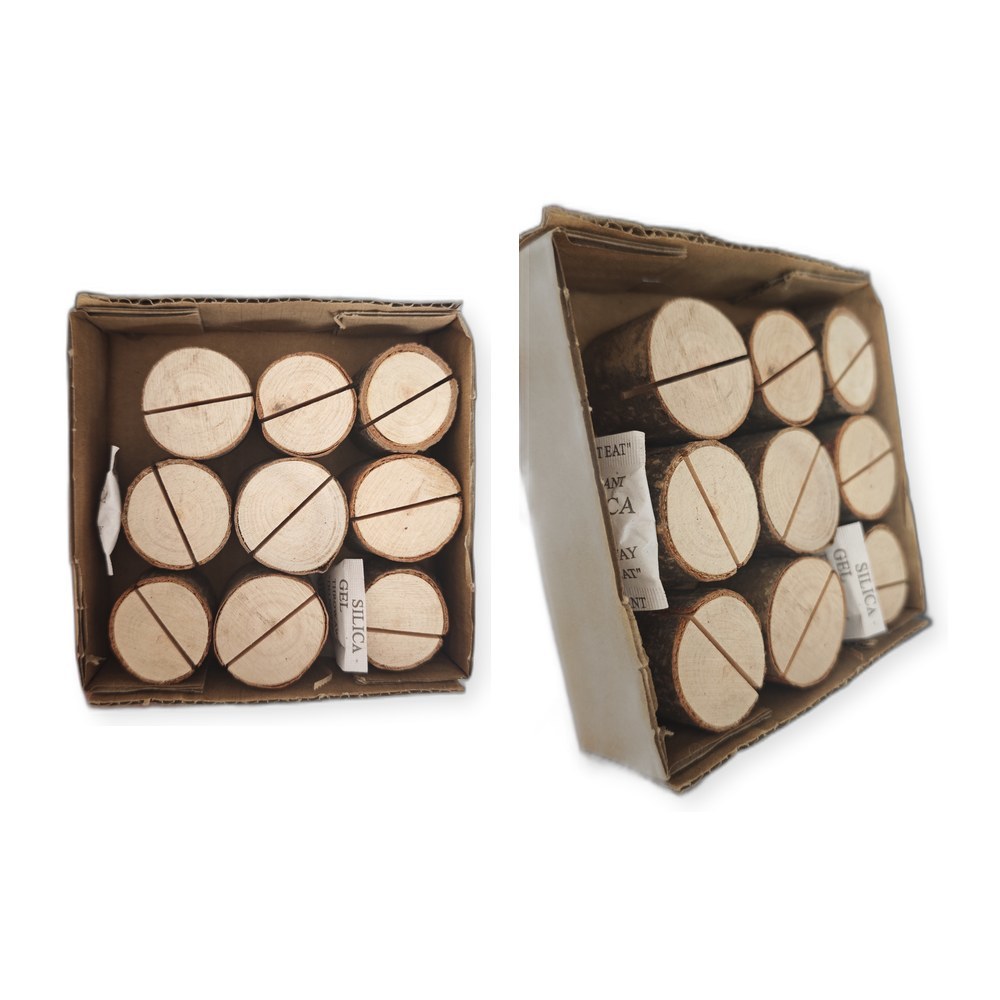 Boxed Round Wooden Discs Set