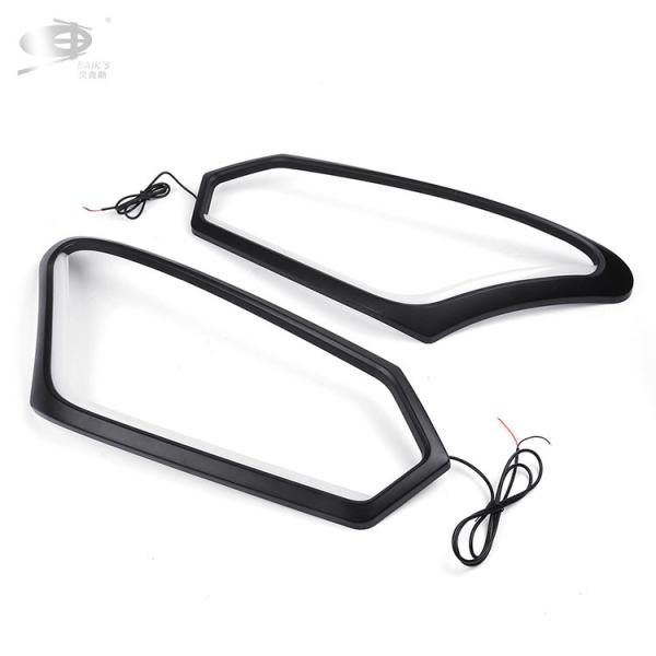 ABS Plastic Head Car Light Cover With 5V LED For Isuzu D-Max 2020+